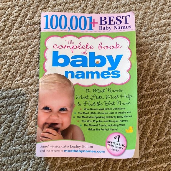 EUC Complete Book of Baby Name - Picture 1 of 3
